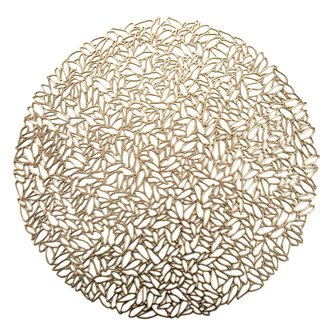 Prostírání VIGO zlatá O 38 cm Mybesthome