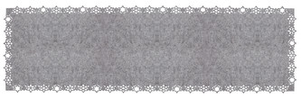 Filcový běhoun na stůl CHRISTMAS VI. šedá 30x100 cm MyBestHome
