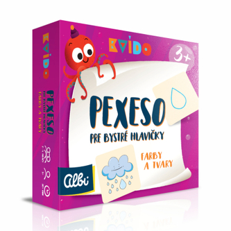 Farby a tvary - pexeso pre bystré hlavičky SK