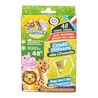 Brand Italia nálepka proti komárům s citronelou 48 ks