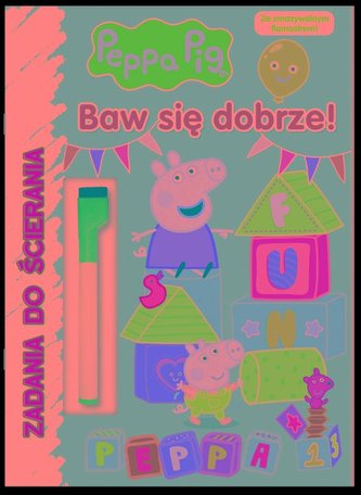 Peppa Pig Zadania do ścierania Baw się dobrze