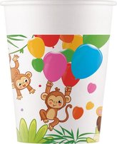 KELÍMKY PAPÍROVÉ BALÓNKY DŽUNGLE 8 KSs, 200ML