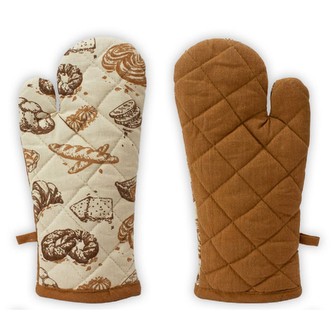 HOME ELEMENTS Kuchyňská chňapka s magnetem 18*32 cm, Pečivo