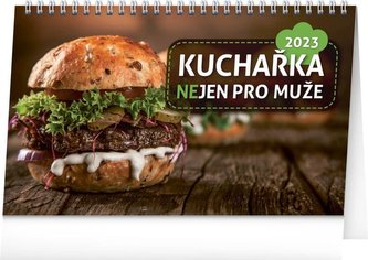 Kalendář 2023 stolní: Kuchařka (ne)jen pro muže, 23,1 × 14,5 cm