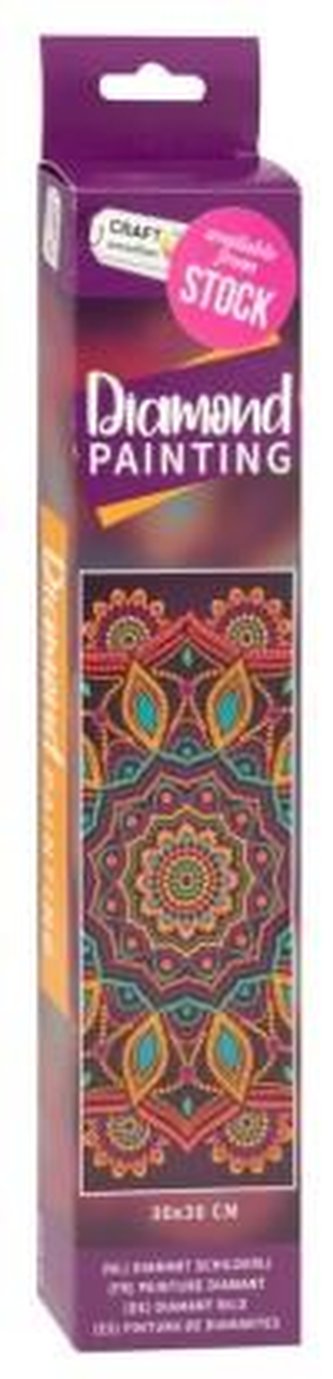 Grafix Diamantový obrázek 30 x 30 cm - Mandala