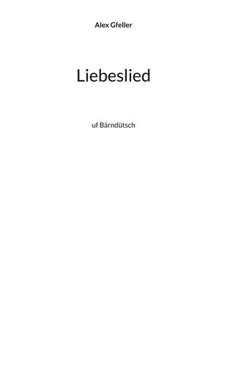 Liebeslied