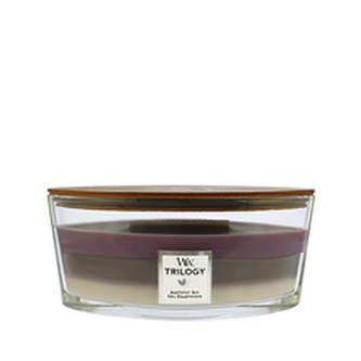 WoodWick Amethyst Sky svíčka loď Trilogy 453,6g