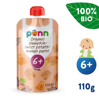 SALVEST Põnn BIO Pyré z dýně, brambor a manga (110 g) SALVEST Põnn BIO Pyré z dýně, brambor a manga (110 g)