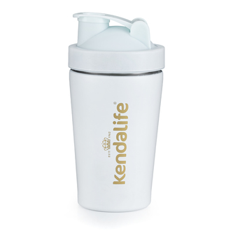 Kendalife Shaker nerezový bílý (600 ml)