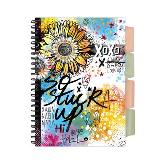 Spirálový sešit A5 s pořadačem - XOXO Spirálový sešit A5 s pořadačem - XOXO