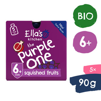 Ella's Kitchen BIO PURPLE ONE ovocné pyré s černým rybízem (5x90 g) Ella's Kitchen BIO PURPLE ONE ovocné pyré s černým rybízem (5x90 g)