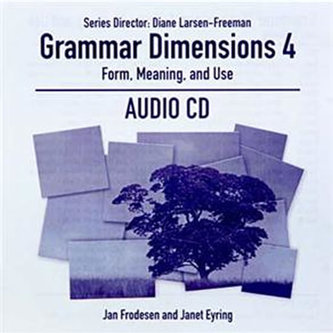 Grammar Dimensions 4 Form, Meaning and Use Audio CD