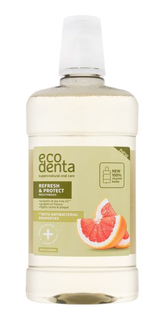 Ecodenta Super+Natural Oral Care Ústní voda Refresh & Protect 500 ml unisex