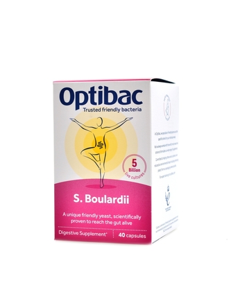 Optibac - Saccharomyces Boulardii 40 kapslí Probiotika při průjmu