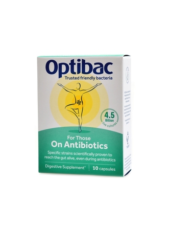 Optibac - On Antibiotics 10 kapslí Probiotika při antibiotikách