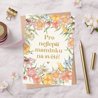 Přání s obálkou - Pro nejlepší maminku na světě! Přání s obálkou - Pro nejlepší maminku na světě!