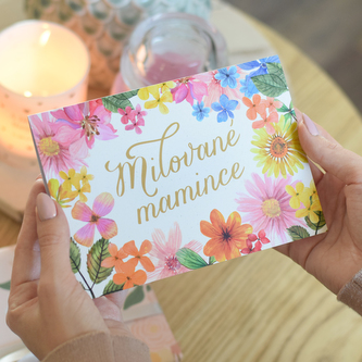 Přání s obálkou - Milované mamince Přání s obálkou - Milované mamince