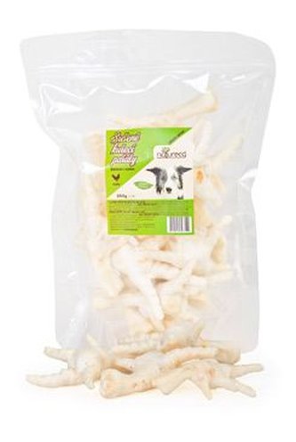 NATURECA pochoutka Kuřecí pařáty sušené kalciové 250g