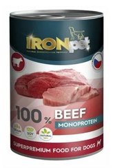 IRONpet Dog Beef konzerva 400g