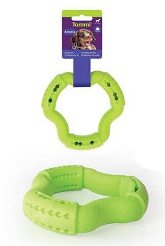 Hračka pes Aroma Triangle pamlskovník, zelený 14,5cm Hračka pes Aroma Triangle pamlskovník, zelený 14,5cm