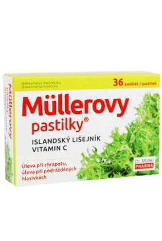 Dr.Muller Pastilky s Islandským lišejníkem 36ks Dr.Muller Pastilky s Islandským lišejníkem 36ks
