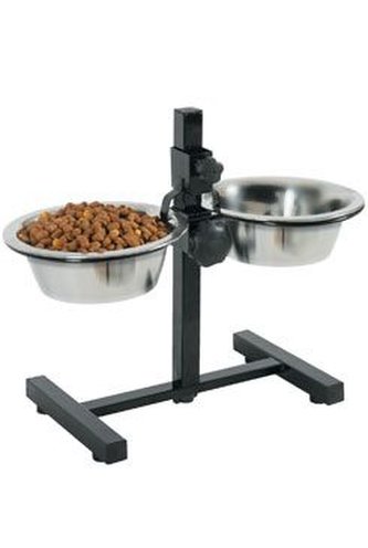 Miska nerez stojan nastavitelný+2 misky pes 0,7L Zolux Miska nerez stojan nastavitelný+2 misky pes 0,7L Zolux