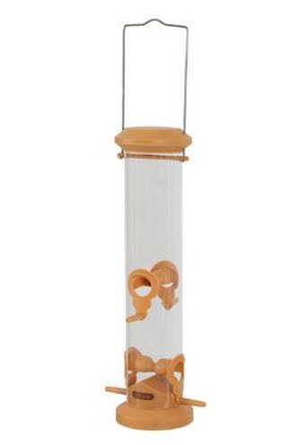 Krmítko pro ptáky SILO 4 bidýlka oranžová Zolux