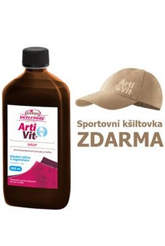 VITAR Veterinae ArtiVit Sirup 500ml+kšiltovka béž VITAR Veterinae ArtiVit Sirup 500ml+kšiltovka béž