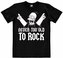 Pánské tričko The Simpsons: Homer - Never Too Old To Rock (XL) černé