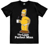 Pánské tričko The Simpsons: Homer - Last Perfect Man (XL) černé