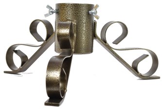 Stojánek vánoční kovový - zlatý 64 mm