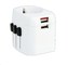 SKROSS cestovní adaptér SKROSS PRO Light USb, 6.3A max., vč. USB nabíjení, uzemněný, UK+USA+Austrálie/Čína