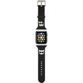 Karl Lagerfeld Karl and Choupette řemínek pro Apple Watch 38/40/41mm černý