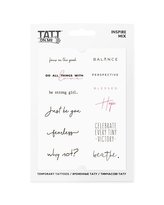 TATTonMe Voděodolné dočasné tetovačky Inspirace mix