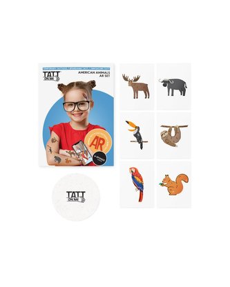 TATTonMe Živé tetovačky pro děti Americká zvířata