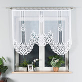 Panelová dekorační záclona ARALIA PANEL bílá, šířka 160 cm výška 140 cm (cena za 1 kus panelu) MyBestHome
