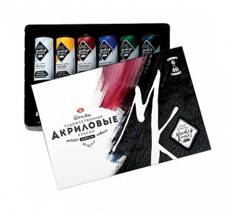 Mistrovské akrylové barvy Nevskaya palitra 6x46ml
