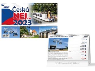 Česká NEJ… 2023 - stolní kalendář