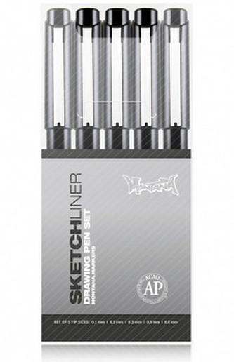 Sada fixů Montana Sketchliner 5ks