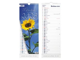 Měsíční - 2023 - nástěnný kalendář