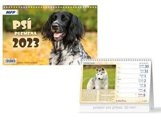 Psí plemena 2023 - stolní kalendář