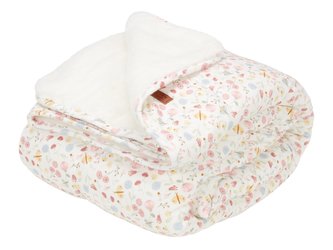 Přikrývka 70x100 cm Květiny a motýli