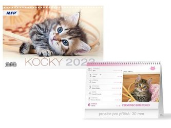 Kočky 2023 - stolní kalendář