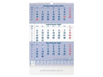 Tříměsíční 2023 - nástěnný kalendář