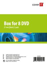COVER IT 8 DVD 27mm černý 5ks/bal