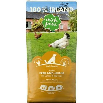 Irish Pure Adult Freiland-Huhn kuře se zeleninou a kelpou 4 kg