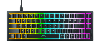 XTRFY K5 RGB, Compact Mechanical Keyboard 65%, Black