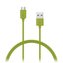 CONNECT IT Wirez COLORZ kabel micro USB - USB, 1m, zelený