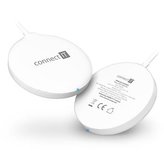 CONNECT IT MagSafe Wireless Fast Charge bezdrátová nabíječka, 15 W, BÍLÁ