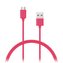 CONNECT IT Wirez COLORZ kabel micro USB - USB, 1m, růžový